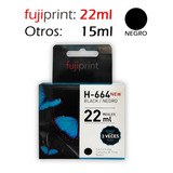 Cartucho Alternativo Hp 664xl Negro Fujiprint 22 Ml.