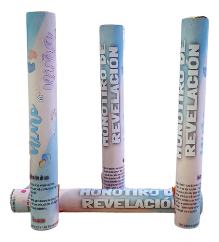 3pzs Monotiros De Humo Rosa Para Revelación + Envío Gratis