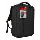 Mochila Maxell Laptop Notebook Reforzada Ultra Liviana 15.4 Color Negro Diseño De La Tela Liso