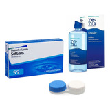 Lentes De Contacto Soflens 59 + Solución 120 Ml