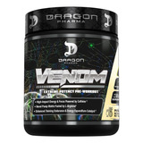 Pre Entreno Dragon Pharma Venom 40 Servs Extrema Potencia Sabor Piña Colada