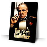 Quadro Poderoso Chefão Don Corleone 40x60 Clássico Arte 