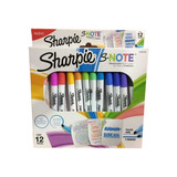 Sharpie Resaltador Marcador Texto Creativo S-note Punta X12