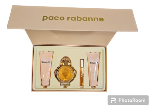 Kit Set Olympea Paco Rabbane Dama Perfume+crema+miniatura