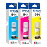 Kit Tintas X 3 Colores 544 Epson 100% Original