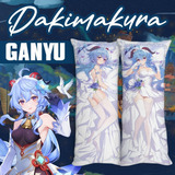 Cojín Dakimakura Premium 100x36 Ganyu Genshin Impact Relleno