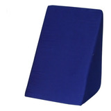 Travesseiro Sankonfort Descanso Triangular 55cm X 45cm X 35cm Cor Azul