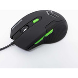 Combo Mouse 3200dpi Mouse Pad Gamer Verde Multilaser- Mo273