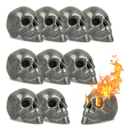 10 Troncos De Gas De Calavera Humana Imitación Para Chimen.