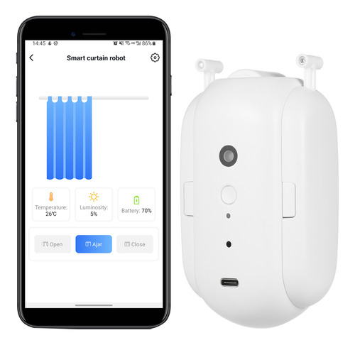 Controlador De Cortinas Curtain Home, Abridor Automático Con