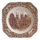 Prato Decorativo Inglês Abadia Westminster Londres 16 Cm