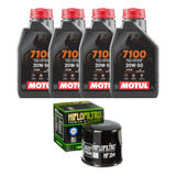  Kit Aceite 7100 20w50 4l Filtro Hf204 Harley Street 500 750