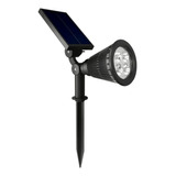  Luminaria Led Solar Decorativa 4w=40watts Estaca Color Rgb