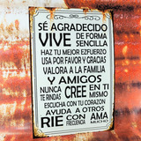 Cartel De Chapa Personalizado Estilo Vintage Para Exterior