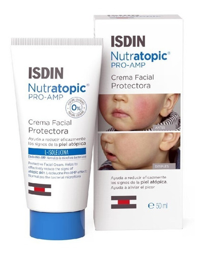 Isdin Nutratopic Pro-amp Crema Facial Piel Atópica 50 Ml.