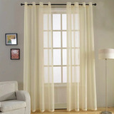 Juego De Cortinas Translucidas 1.40 Ancho X 2.20alto 2 Hojas