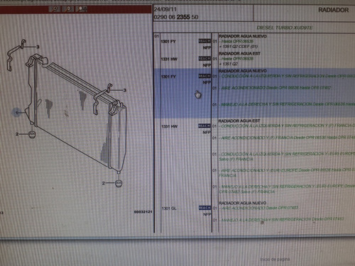 Radiador Reacondicionado C/detalles Xitroen Xantia Td Foto 3