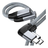 Angulo Derecho Usb-c Extension Cable 50cm 2-pack Usebean Usb