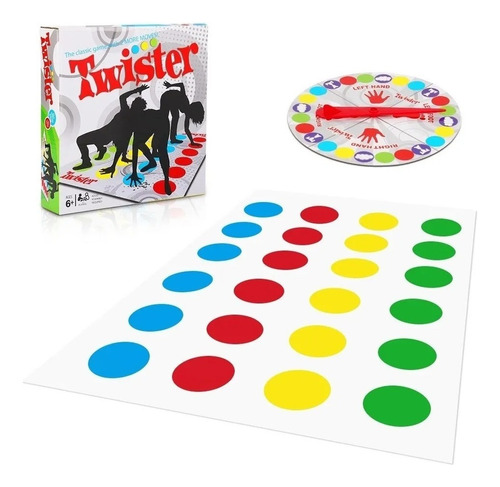 . Juego De Piso Clásico Twister Partido De Interacción