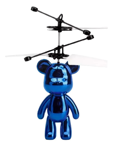 Mini Dron Volador De Oso Led Juguete Helicóptero Para Niños