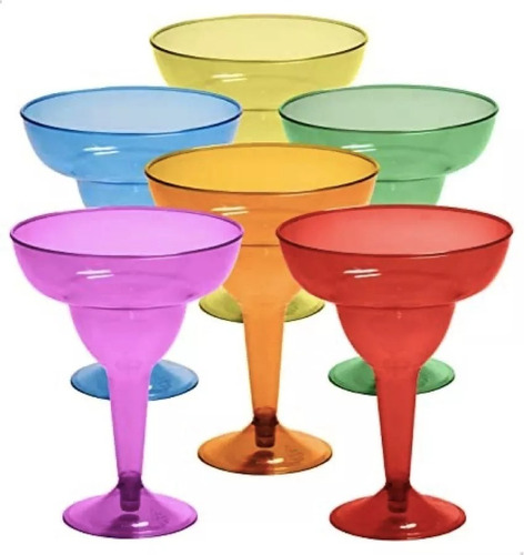 Copa Martini Daiquiri X 10 Colores Cristal Surtidos Coctel 