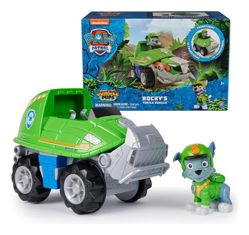 Paw Patrol Jungle Pups Rocky Snapping Turtle Vehicle