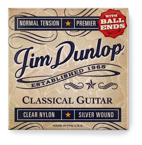 Cuerdas Guitarra Clásica Jim Dunlop Dpv102b C/bolita Usa