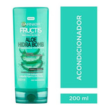 Garnier Fructis Acondicionador Aloe Hidra Bomb Vegano 200 Ml