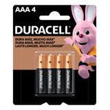 Duracell Pila Aaa Alcalina Blister X 4 