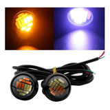 210 Ojos De Aguila Led Jetta Audi Faro Doble Color 12 Led