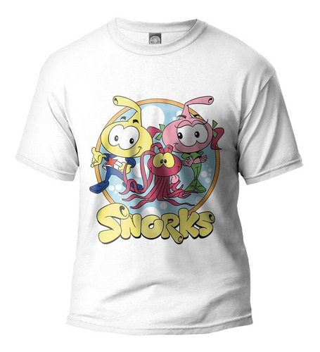 Playera Los Snorkels Snorks Caricaturas Retro