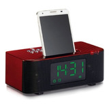 Radio Reloj Con Alarma Y Parlante Bluetooth - Ps