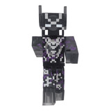 Figura Juguete Minecraft Skin Black Panther Pantera Negra