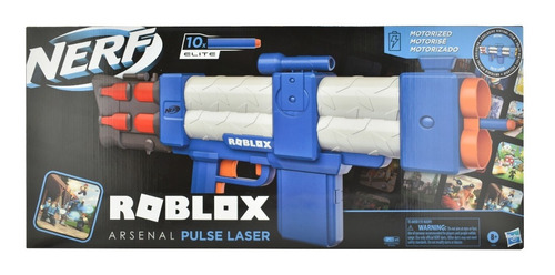Nerf Roblox Arsenal Pulse Laser Motorizado 10 Dardos Hasbro