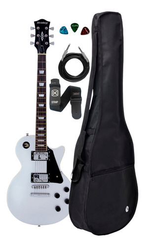 Guitarra Lps-230 Strinberg Les Paul Sl Prata + Kit Capa Cabo