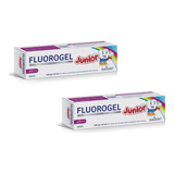 Fluorogel Junior Kit X2 Pasta Dental Menta 60g