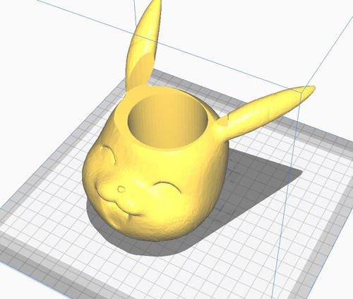 Mate Pikachu Pokemon Archivo Stl Impresion 3d 