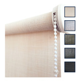 Cortina Roller Screen 5% Bicolor-control De Luz Y Privacidad