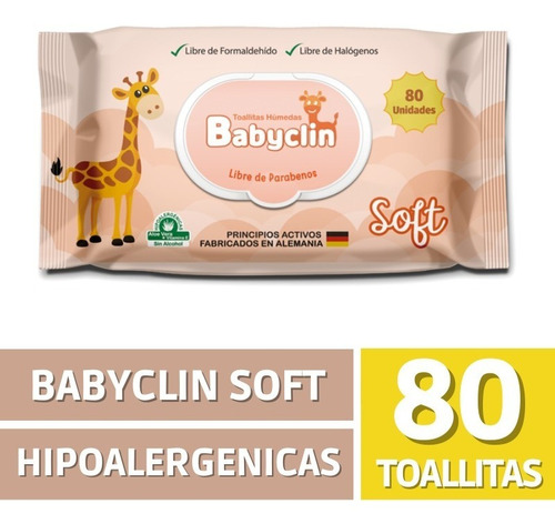 Toallas Húmedas  Babyclin Soft 80 Toallitas Oferta