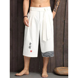 Pantalones Tipo Kimono Para Hombre, Pantalones De Baño Asiát