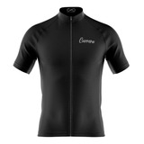 Jersey Ciclismo Mtb Ruta Camisa - Black Pro Fit -manga Corta