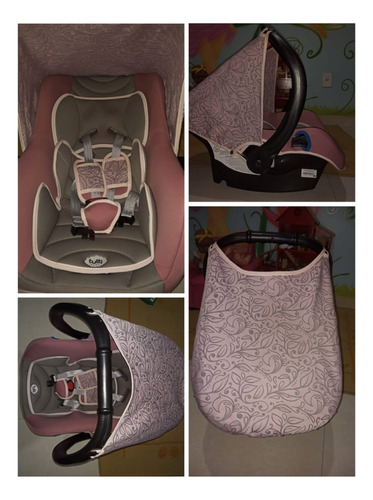 Bebê Conforto Usado Tutti Baby Cinza/ Rosa