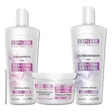 Combo Capilatis Hair Therapy Kit Keratina Vegetal 