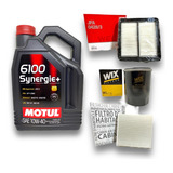 Kit Service Aceite Motul Y Filtros Honda Fit City 1.5 1.4