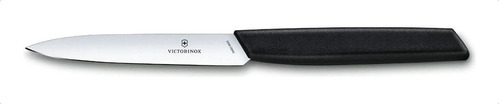 Cuchillo Oficio Victorinox Swiss Modern 6.9003.10 De 10 Cm. Color Negro Filo Liso 10cm