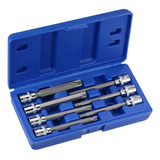 Uxcell Juego De Llaves De Vaso Torx T25 T30 T40 T45 T50 T