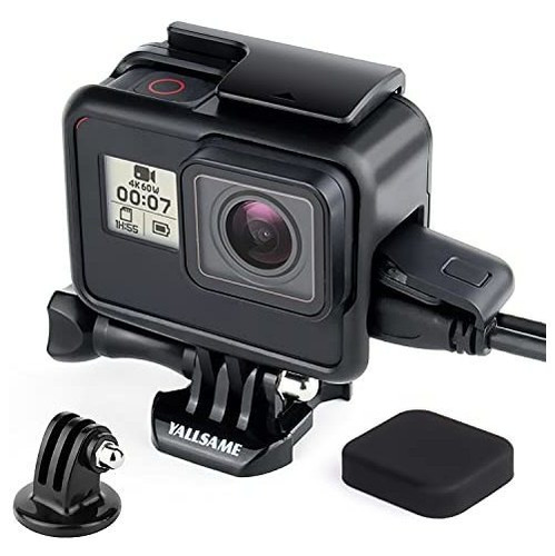 Carcasa Yallsame Para Gopro Hero 7 Con Tapa De Lente -negro