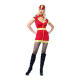 Disfraz Vestido Bombera Flirty Firefighter Dama