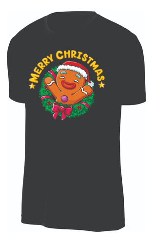 Camisetas Navideñas Navidad Galleta Jengibre Jengi