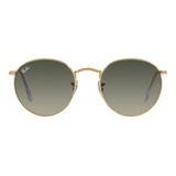 Lentes De Sol Round Metal Gold Ray-ban Rb344700171